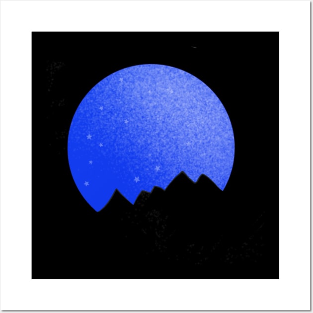 Blue PlanetFall Wall Art by CazzyShop